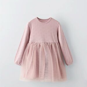 Zara Blush Pink Kids Dress
